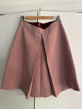 Gucci Mauve A-Line Pleated Skirt - women’s 12